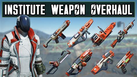 fallout 4 institute weapons|fallout 4 institute weapon replacer.